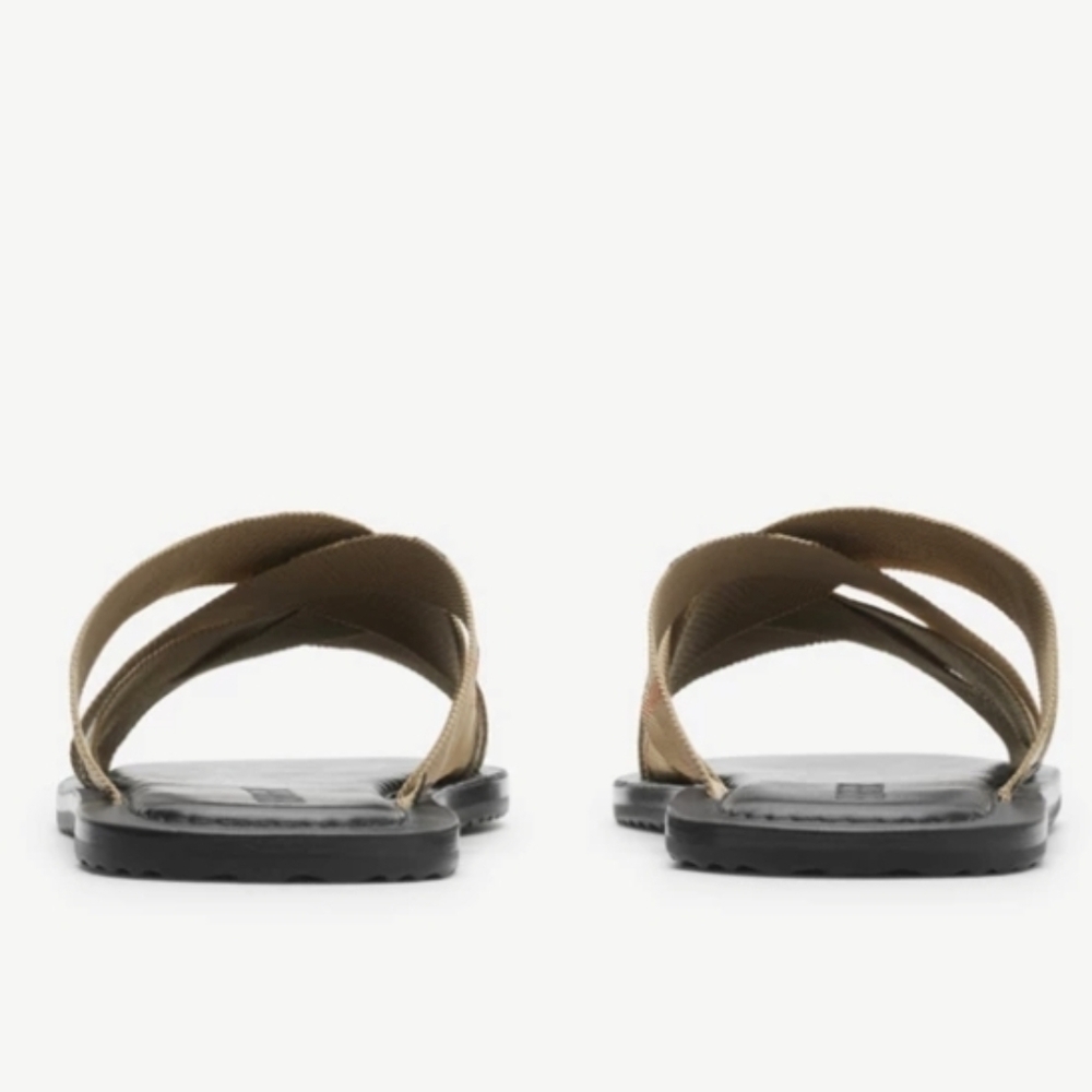 🎉HP🎊 Men's Burberry Check Pavilion Slides - Picture 5 of 8